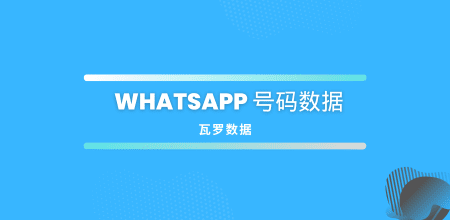 WhatsApp 号码数据